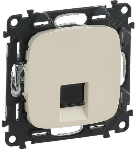 Розетка компьютерная без рамки Legrand Valena Allure 1-м. RJ45 6e слоновая кость картинка